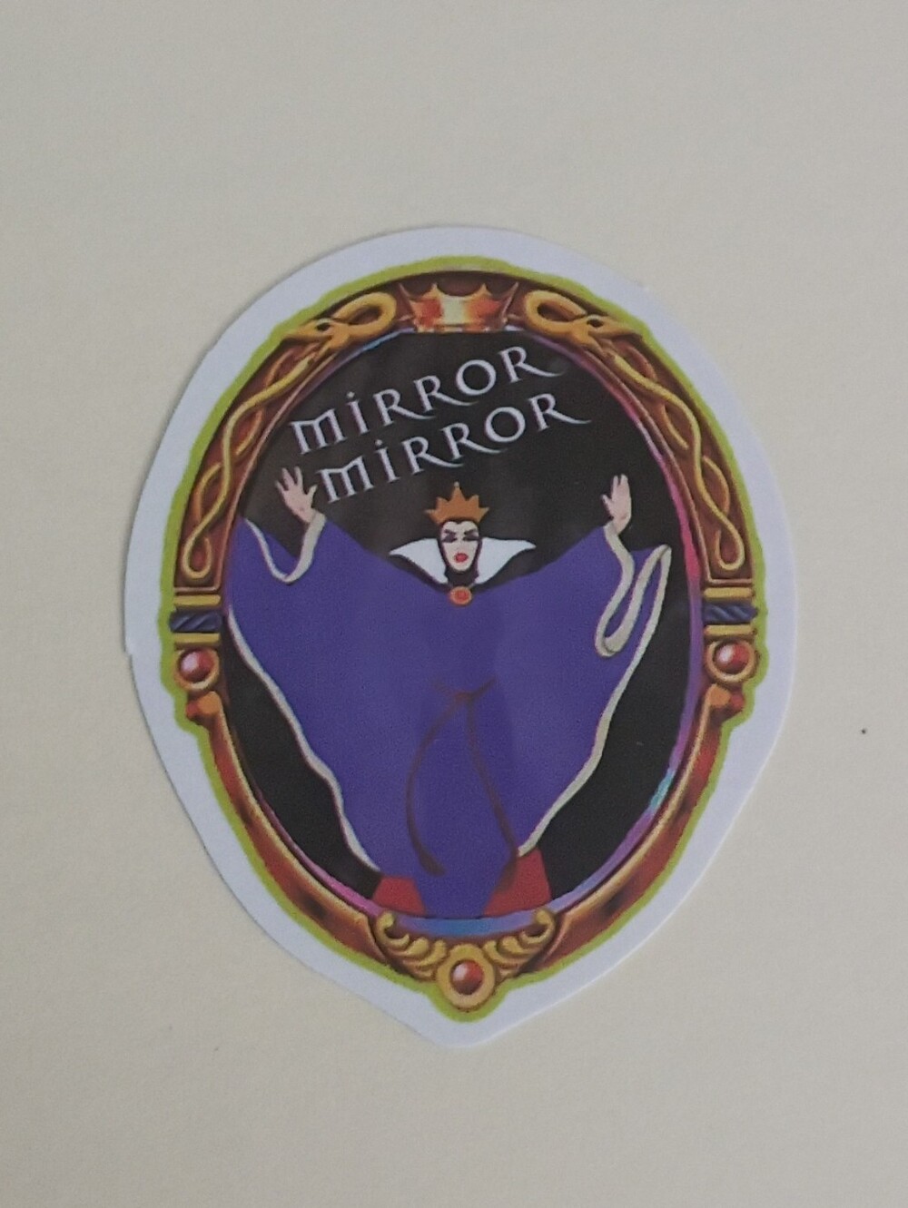 10/$10 Sticker - Snow White - Evil Queen "Mandala Effect" Mirror Mirror - Disney